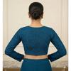 Women Round Neck Full Sleeves Blouse Indian Beautiful Party Wear Readymade Choli