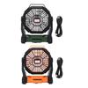 Camping Fan with LED Lantern Multifunction 8000mAh Portable Outdoor Camping Fan Power Bank for Campi