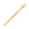 German British Fingering Treble Flute Soprano Recorder Instrument 8 Holes Clarinet with Cleaning Rod & Carry Case