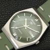 Seiko 5 AUTOMATIC JAPAN MENS 6309A VINTAGE GREEN COLOR DIAL WATCH A701241-5 R206a-a701241