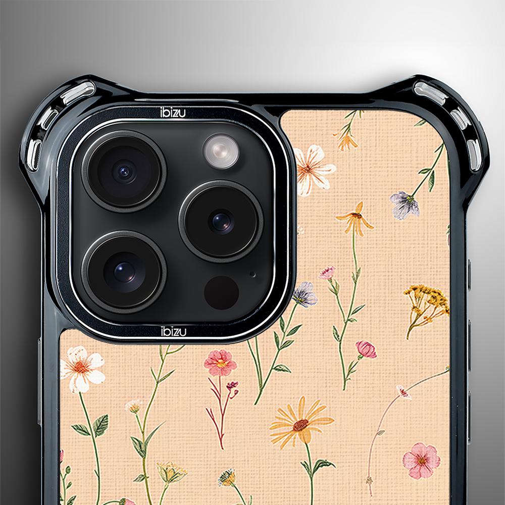 Etui Iphone 15 Pro Ibizu Dropguard Ultra Z Magsafe, Pastel Bloom, Koralowa Łąka