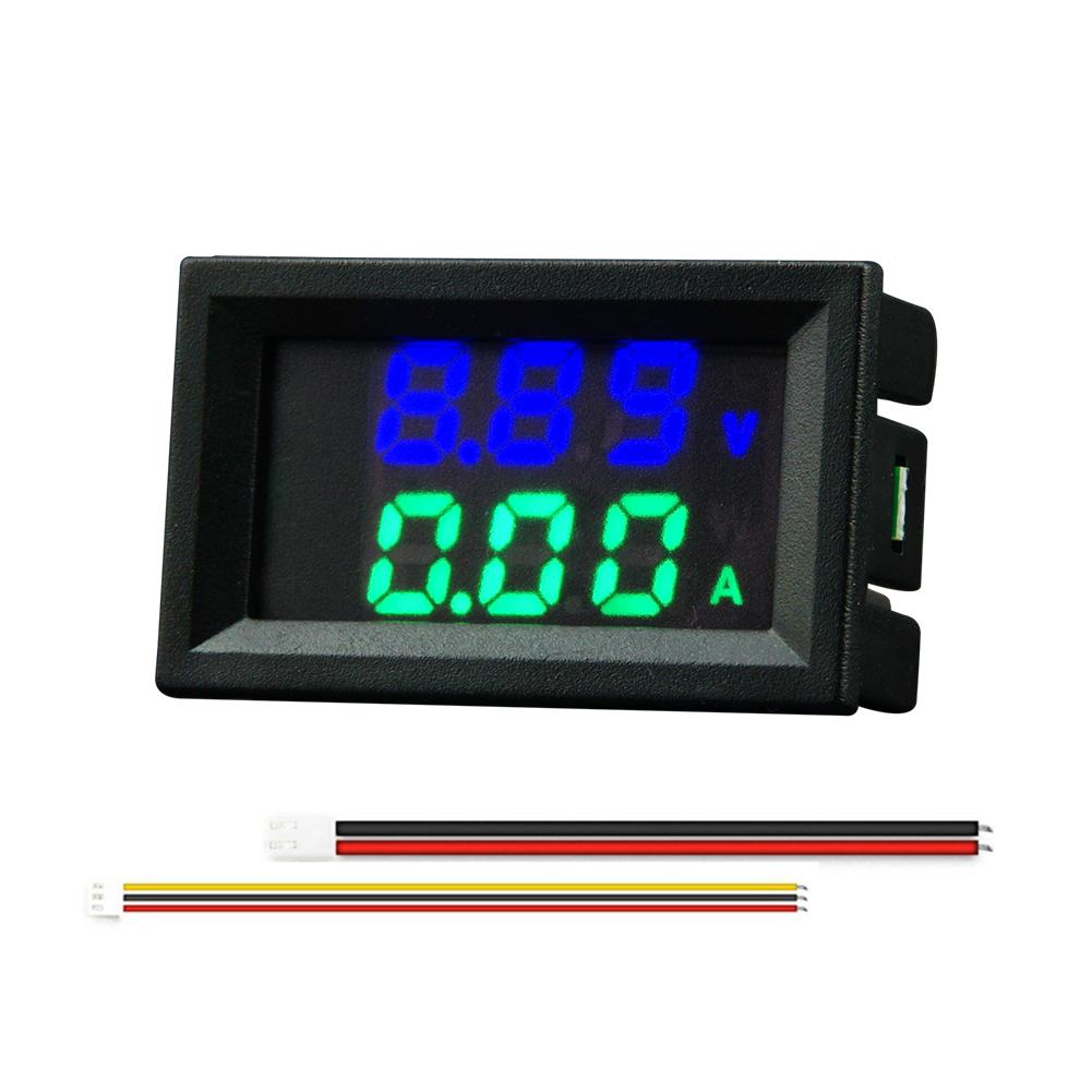 10A/50A/100A Amp Volt Gauge Dual LED Display Voltage Current Meter High Precision Voltage Current Meter Tester Measurement Tools