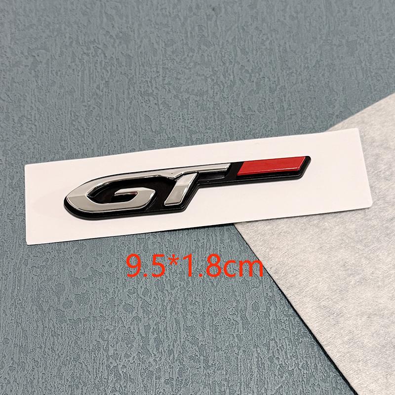 BKFWPU1 3D Chrome Car GT Line Sticker Emblem Logo For Kia GT Line Sportage Ceed Picanto K5 K3 Stonic Auto Badge Decal Accessories