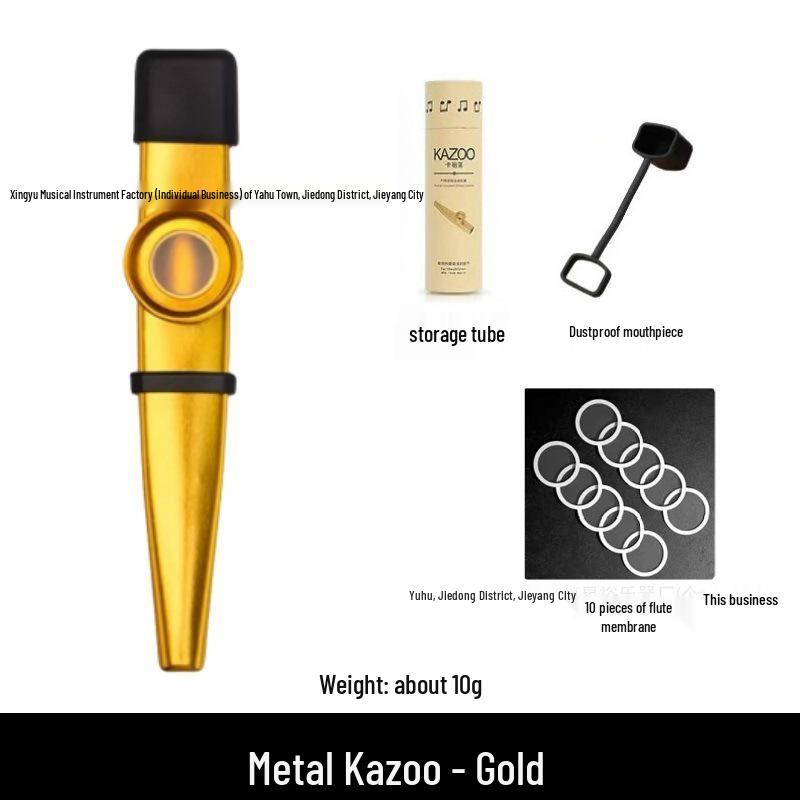 Metal Kazoo Musical Instrument for Early Childhood Education and Adults