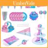 Charming Baby Gender Reveal Party Decoration Boy Or Girl Disposable Tableware Ensemble
