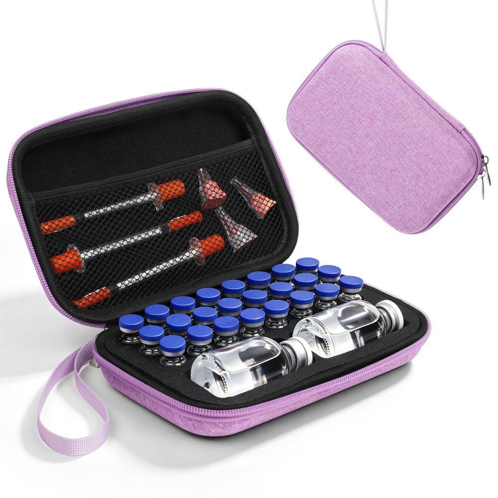 EVA Insulin Vials Storage Case Large Capacity Insulin Organizer  Diabetics Care