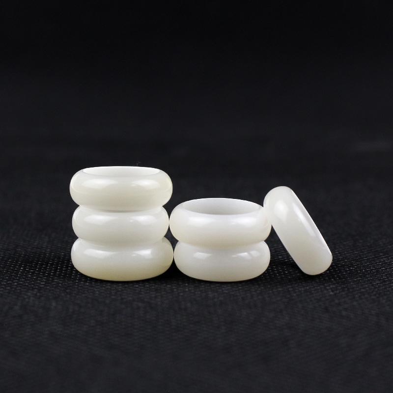 Bodhi Root Running Ring 14MM DIY Bracelet with Buddhist Beads, Pendants for Men & Women