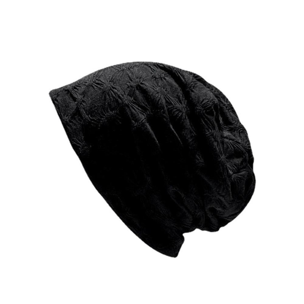 Slouchy Hat Night Sleep Cap Hair Care Hijab Turban Cap Big Head Beanie Hat  Spring Autumn