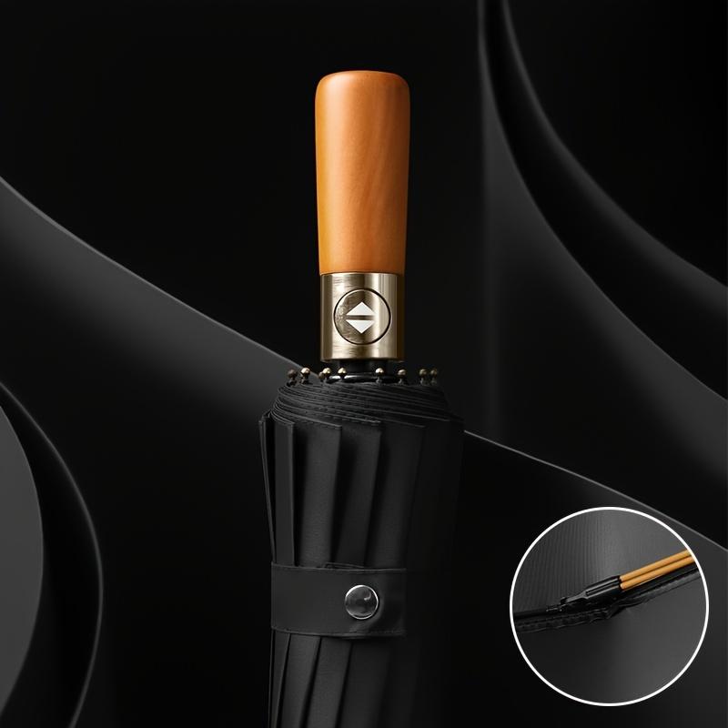 Automatic Storm-resistant Large Anti UPF50+ Umbrella Sun Rain Folding Dual-purpose Business Umbrella