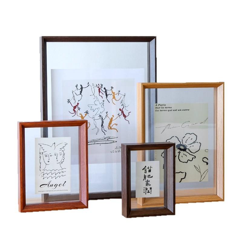 Cornice per Foto Acrilica Nordica Double-Sided da 6/8 Pollici per Tavolo o Parete