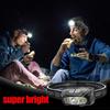 1PACK Mini Rechargeable Powerful Sensor Headlamp Fishing Camping USB Head Flashlight COB LED Head Light Torch Headlights Front Lantern