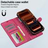 2 in 1 Detachable Leather Phone Case for IPhone 17E 16E  Air 17 16 15 14 13 12 11 Pro Max XS XR 7 8 Plus Magnetic Wallet Cover