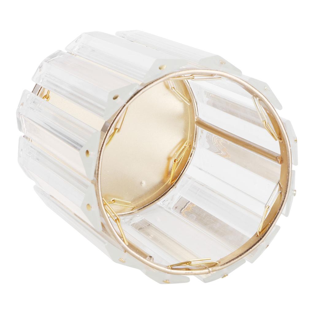 Crystal Makeup Brush Holder Organizer Pen Pencil Cup Stationery Container Storage Box