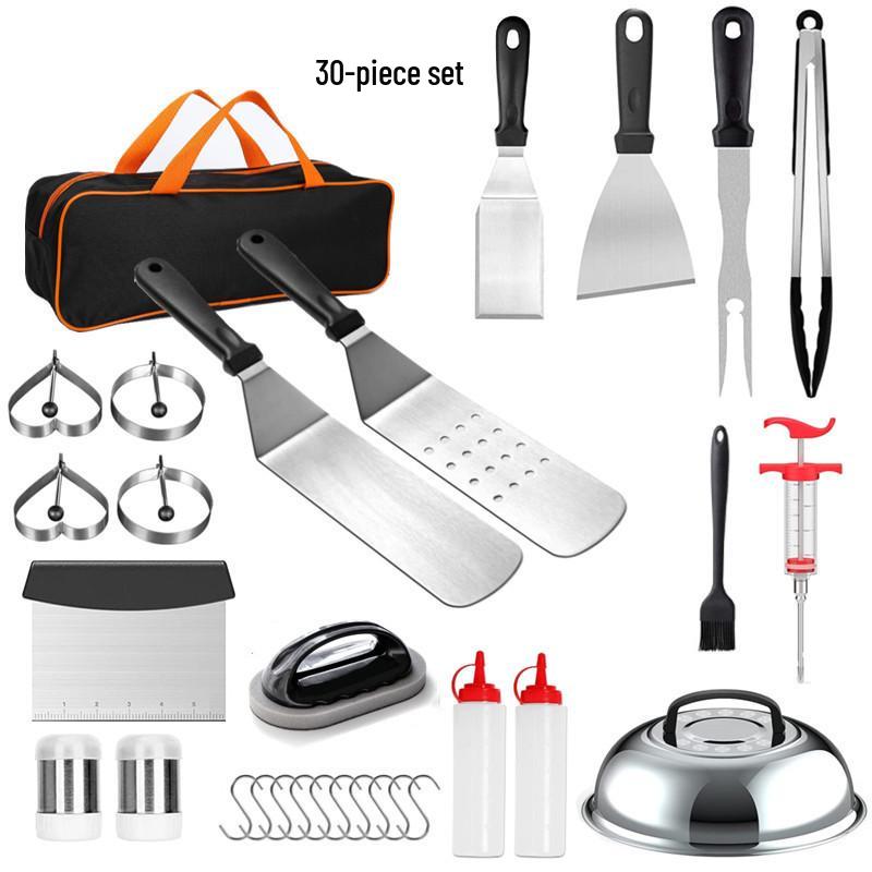 Hot Sale BBQ Tool Set: Outdoor Grill & Teppanyaki Spatula Kit