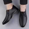 Mode Herren Schnür-Oxfords Schuhe Neu Echtes Leder Mode Business Schuhe Heißer Verkauf Herren Freizeitschuhe Alleskönner Männliche Formelle Kleiderschuhe