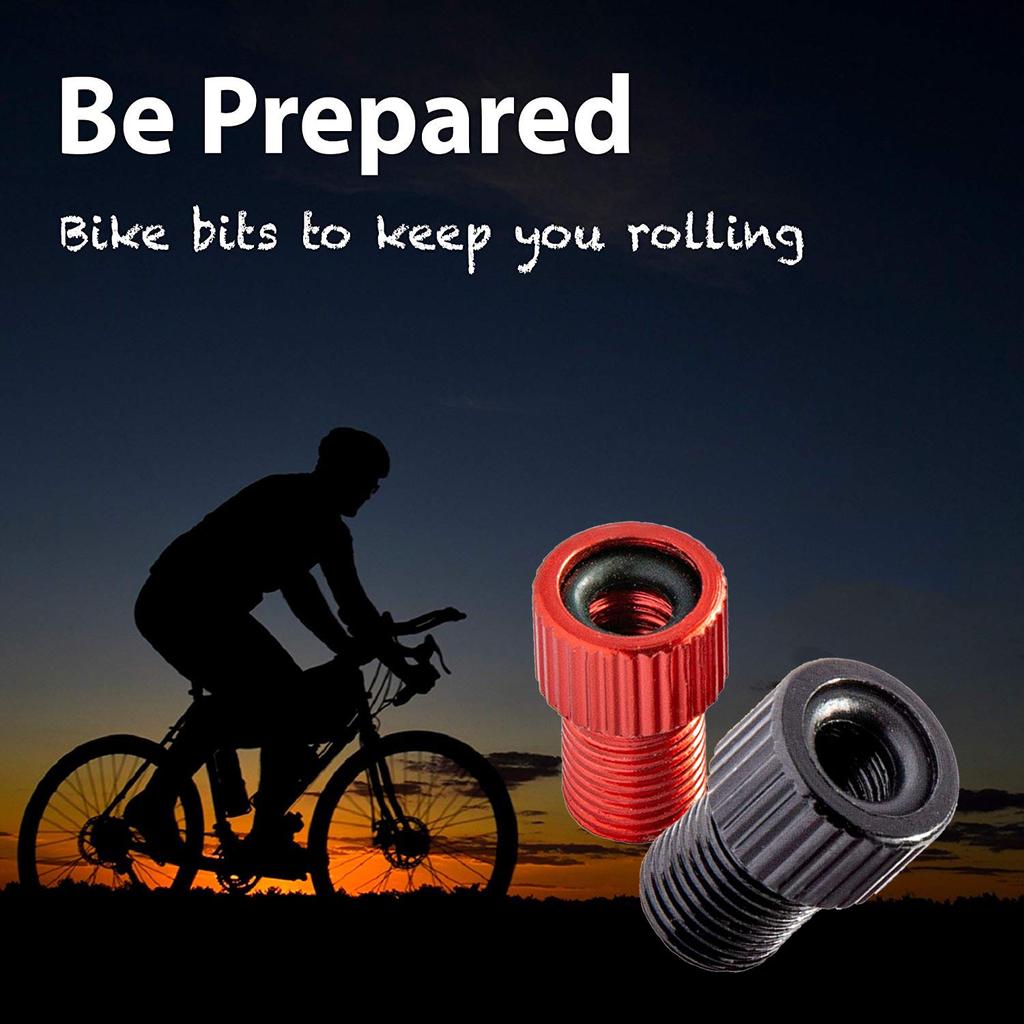 Buy 5Pc Aluminum Alloy Bike Valve Adapter Bike Inner Tube Caps Cover