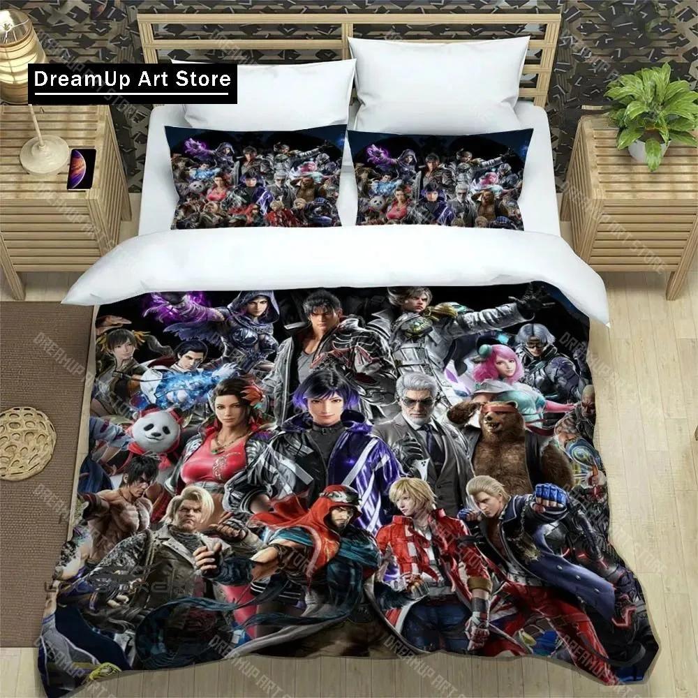 New Game Tekken 8 3D Pint Bedding Sets Exquisite Bed Supplies Set Duvet Cover Bed Comforter Set Bedding Set Luxury Birthday Gift