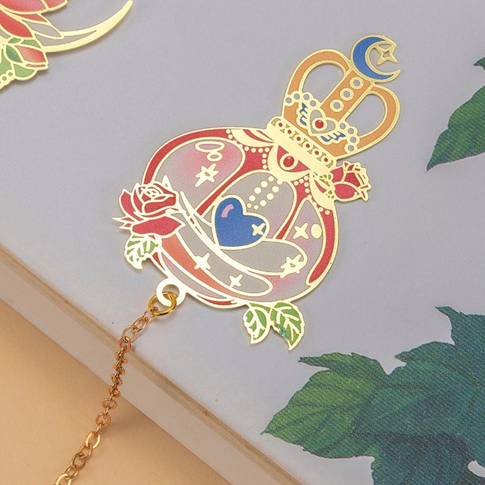 

Закладка-пагинатор Цветок Закладка Подвеска для чтения Кисточка Скрепка для книги Металлическая закладка Подарок студенту Style 6