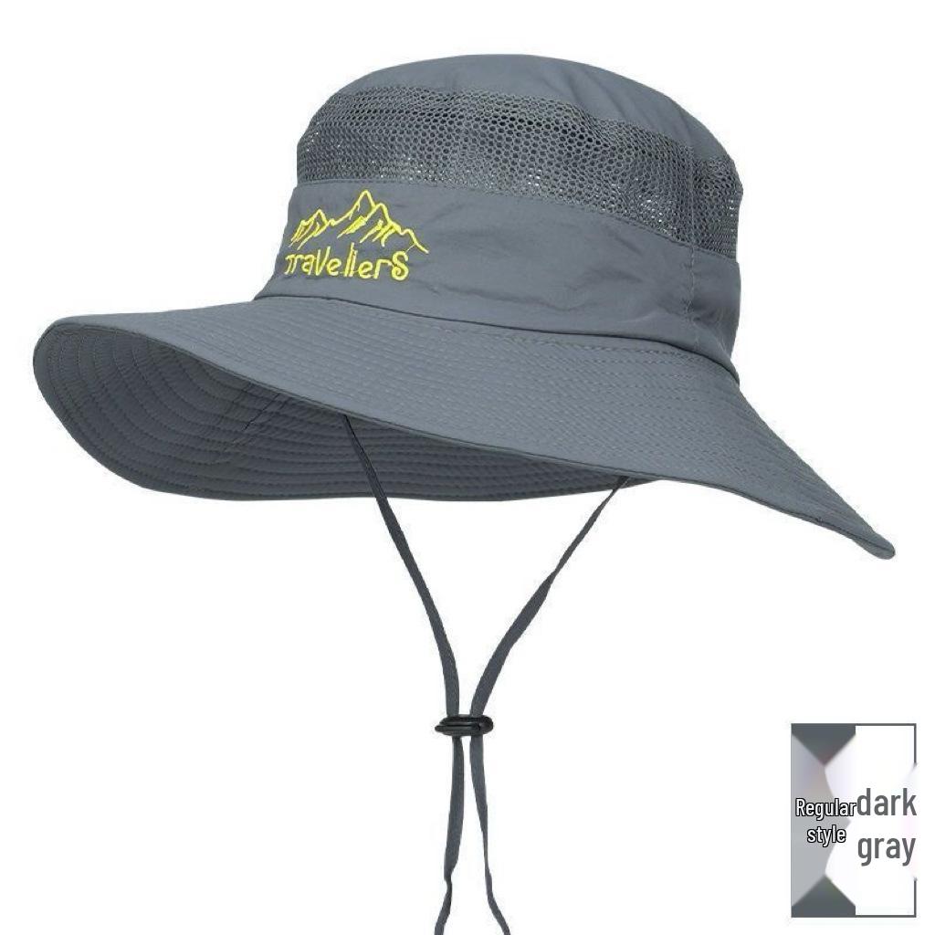 Unisex Outdoor UV-Schutz Sommerhut mit breiter Krempe zum Wandern & Angeln
