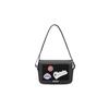 New Champion Fabric Camera Bag, Shoulder Bag Small Unisex Black/Dark Gray/Light Blue U4AACPU28