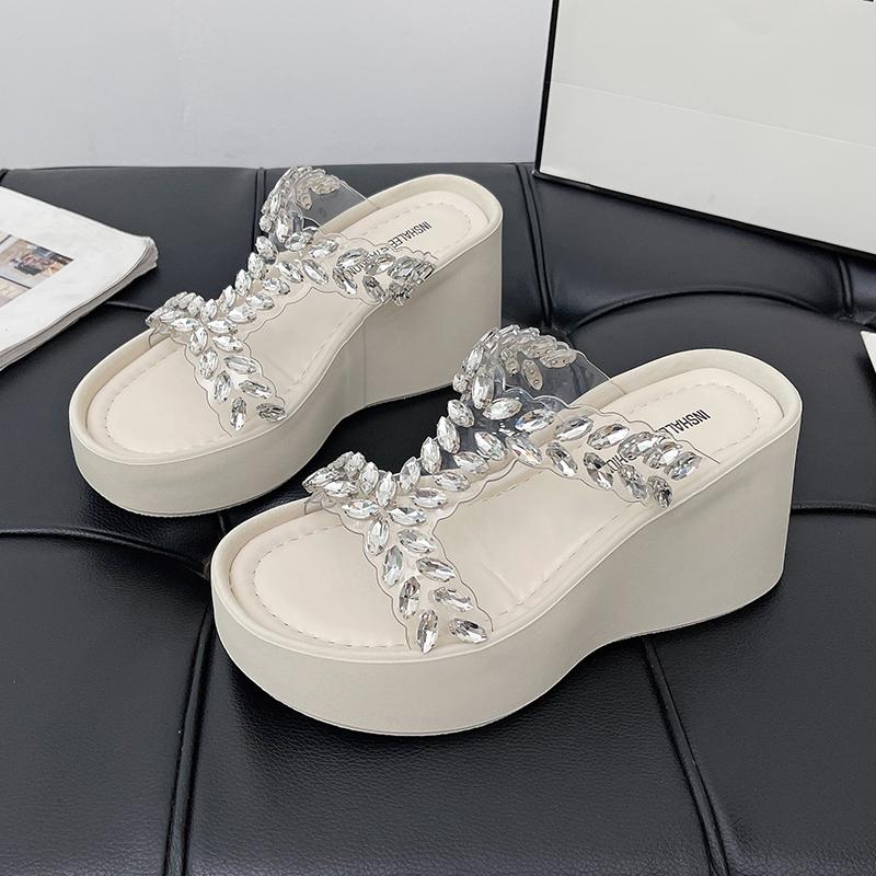 Fashion Slippers Casual Women's Shoes With Platform Slides Pantofle Luxury Soft Summer 2025 Fashion  Shoes Women Slippers Casual Pantofl