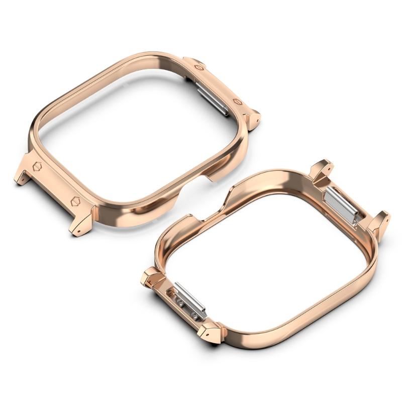 Stainless Steel Watch Frame Case Cover For Watch 5 eSIM 20mm Width Bands Add Sophistication to Your Intelligent Wearable