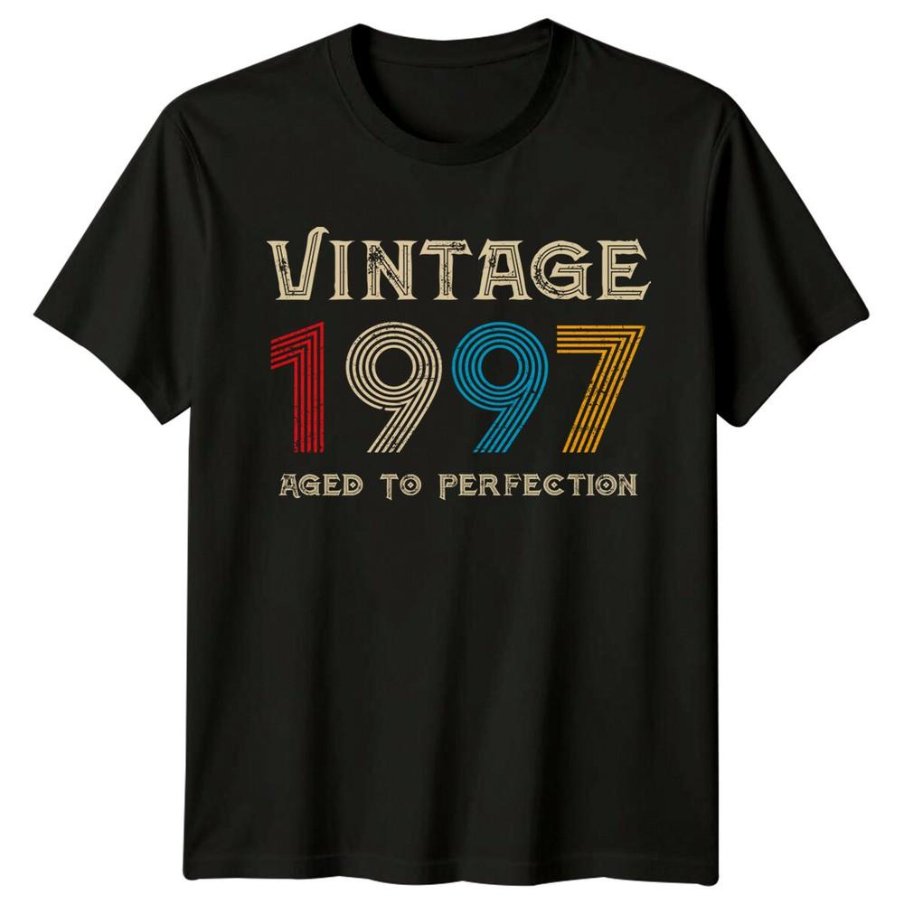 

Vintage 1997 Aged To Perfection 29th Birthday Gift Mens TShirt Unisex T-Shirt XXXXL