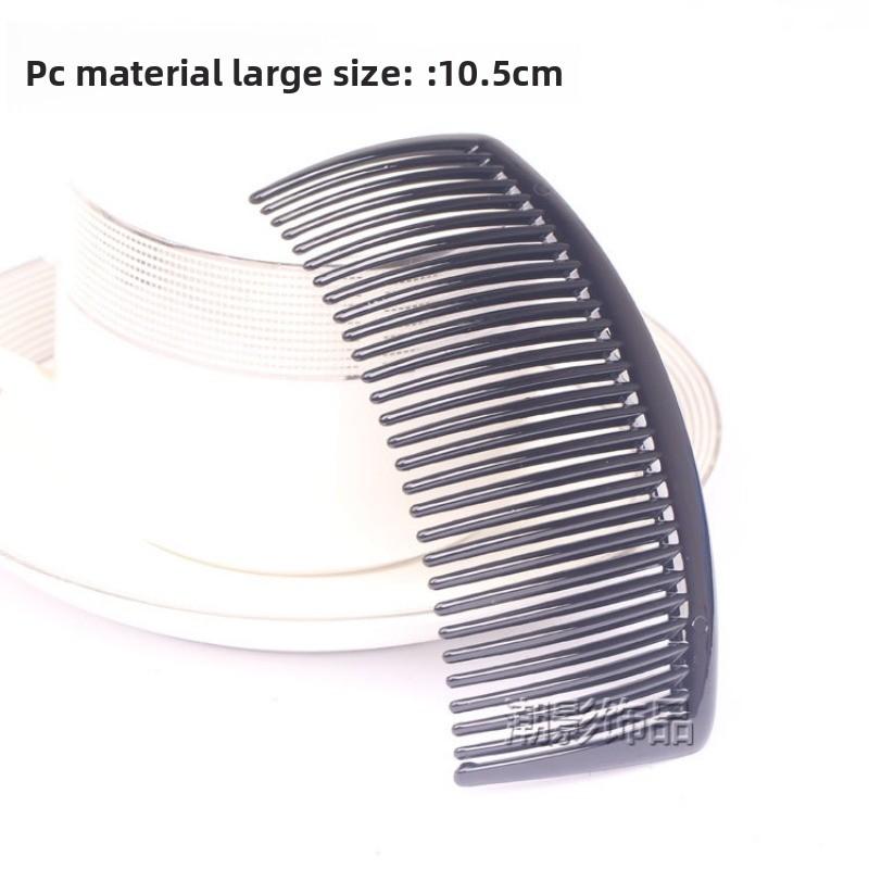 

Черная вставка-расческа 23 зуба Аксессуар для волос Ручная работа Расческа для челки Аксессуар 498#(1pc)