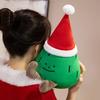Plush Christmas Tree Doll Soft Stuffed Toy Pillow Bookshelf Xmas Decor Holiday Party Display Prop Kids Gift