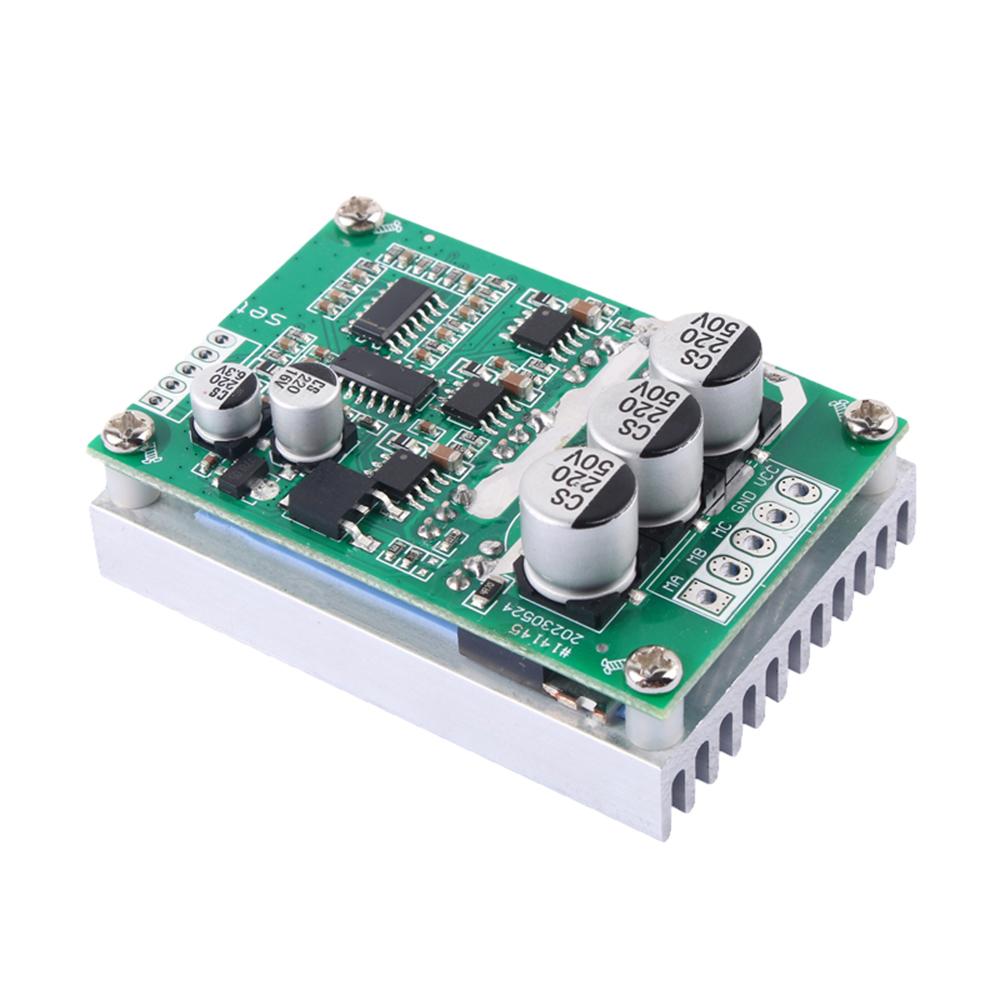 DC 12-36V 500W 15A Brushless Hall Free Motor Driver Board Motor Foward Reverse Speed Controller Control Switch Module