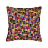 Rainbow Autism Awareness Puzzle Seamless Pattern Pillow Cover  Design Cushion Cover Funny Pillow Case For Office Car Home Decor