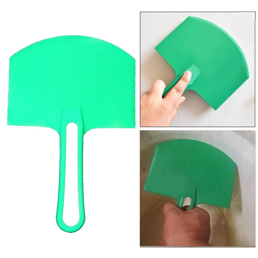 Curved Plastic Putty Knife Hollow Handle Putty Scraper for Putty Painting