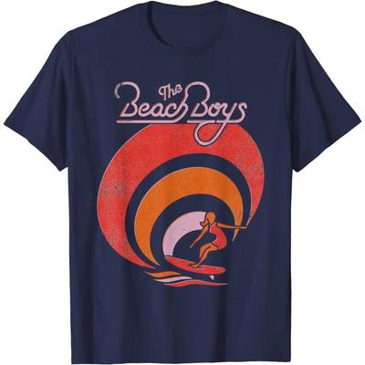 Beach Boys Surfer Girl Ανδρικό T-Shirt Ανδρικά Ρούχα Ανδρικό T-Shirt Vintage T-Shirt Streetwear Βαμβακερά Καθημερινά Μπλουζάκια Τεσσάρων Εποχών Casual