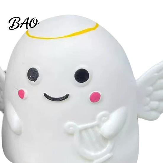 Ghost Sensory Fidget Toys Halloween Squeeze Toy, Angel Demon Stress Relief Toy Slow Rebound Ball Party Favors Squeezing