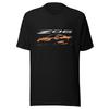 2023 2024 Vette Z06 C8 Amplify Orange Silhouette Vette Drivers Unisex T-shirt