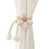 1pc Style Cute Three-dimensional Flower Pearl Buckle Curtain Strap Children's Room Decoration Curtain Clips Home Curtain Strap