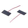 2 Pcs with Wires Polycrystalline Solar Cells 0.3W 5V 60MA Solar Panels Cells Advertising Lights