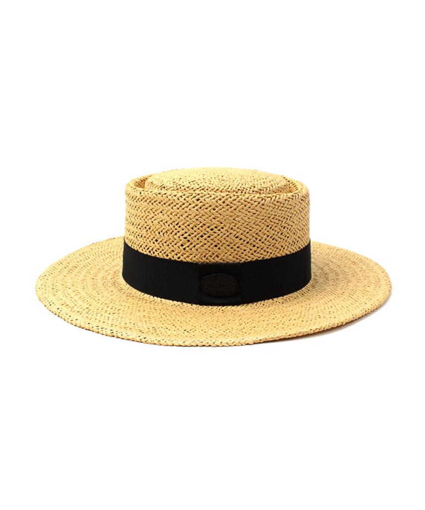 Yunibeosyeolkemiseuteuli Home Beige Flat Fedora Summer Fedora