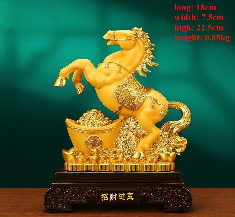 Copper Horse Ornaments Crafts Living Room TV Wine Cabinet Office Table Furnishings Opening Gifts