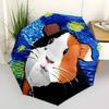 1pc Guinea Pig Print Automatic Open/Close Umbrella, Lightweight for Women/Men, Perfect Gift - for Everyday or Holiday Eventsyy251127081