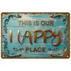 Retro Tin Signs Wall Bar Accessories Bathroom Home Living Room Decor Decorations Items Luxury Metal Signs Vintage Posters Art