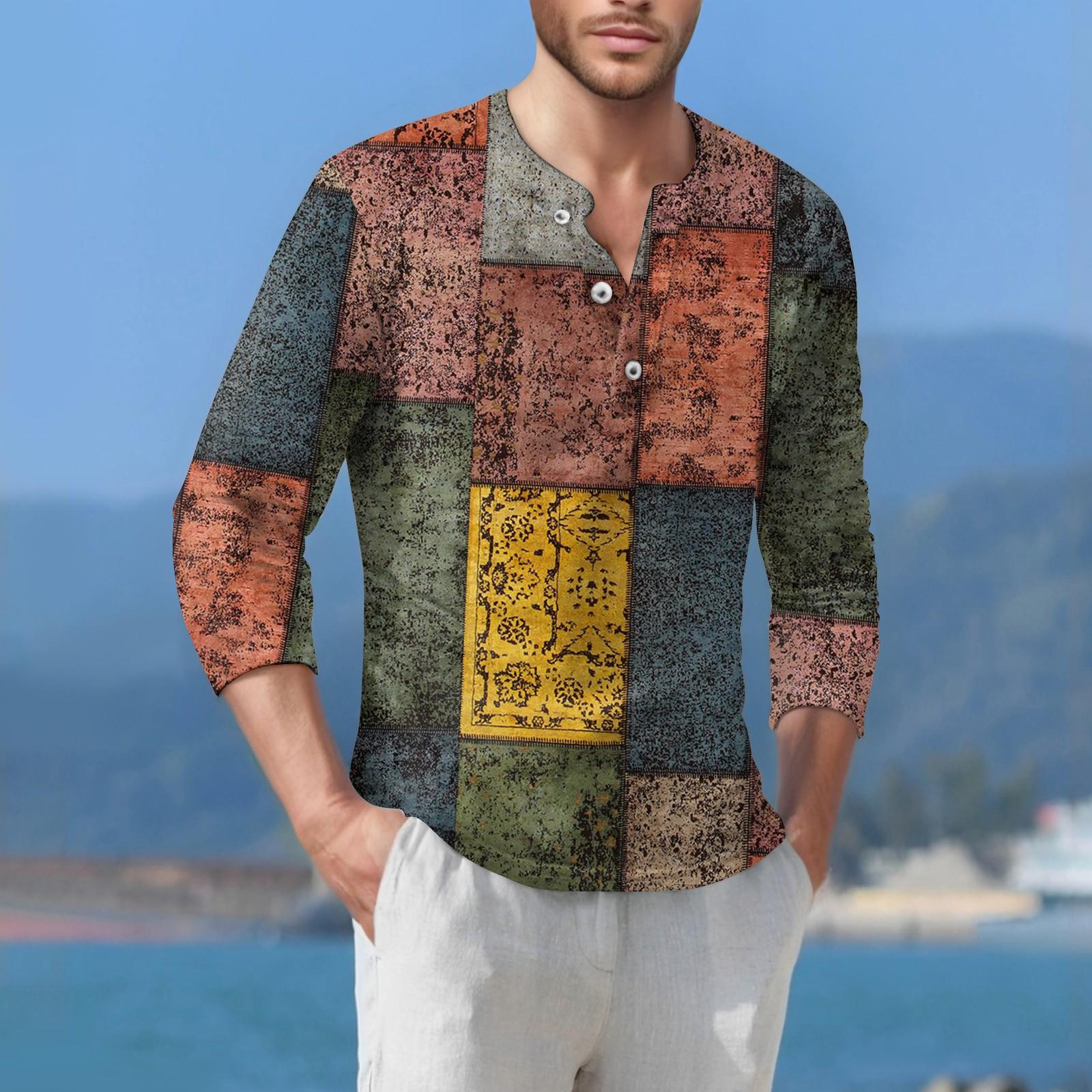 

Мужская футболка уличная повседневная мода с длинными рукавами L