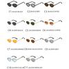 Fashion Luxury Oval Sunglasses Women Men Vintage Brand Sun Glasses Metal Frame Outdoor Travel Shades Lady Eyewear UV400