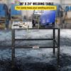 Tavolo da Saldatura 36" x 24" 800LBS Tavolo da Banco da Saldatura con Fori per Fissaggi