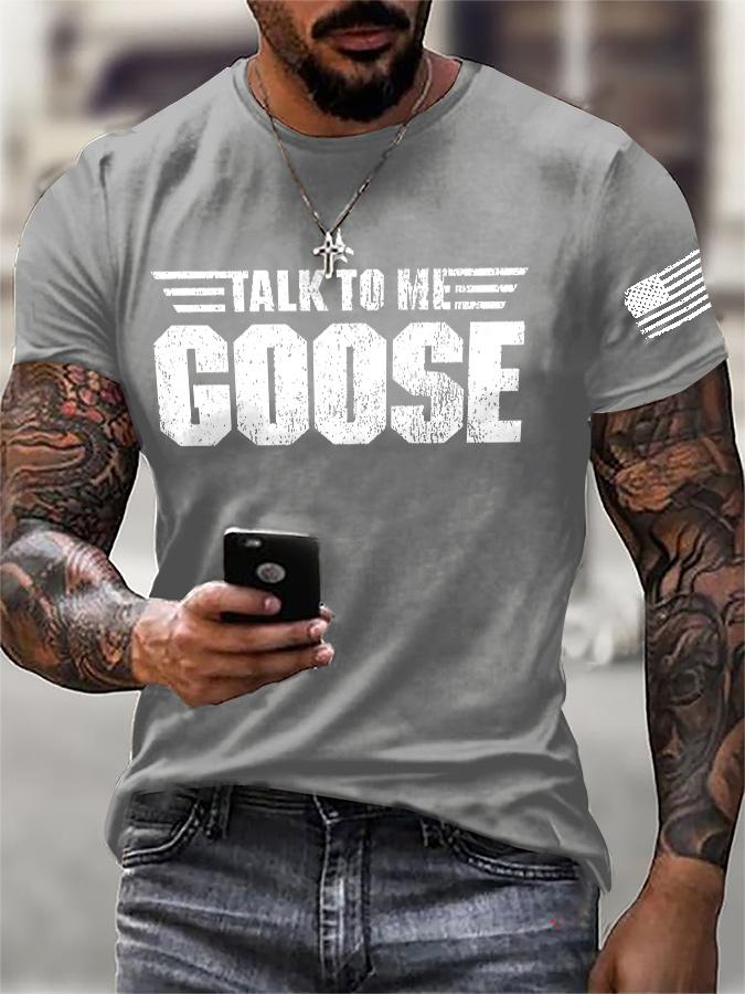 Mens Retro Aviation Quote Graphic Tshirt Casual Crew Neck Tee with American Flag Sleeve Black White Red Green