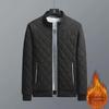 Men's Winter Stand-Up Collar Thicken Cotton Coat - Trendy Middle-Aged Light Feather Warm Jacket