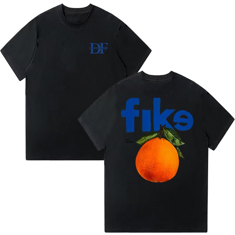 Dominic Fike Orange T-shirt Dominic Fike Merch Women Men Fashion Casual Cotton Short Sleeve Tee Trendy Creative Graphic T Shirts
