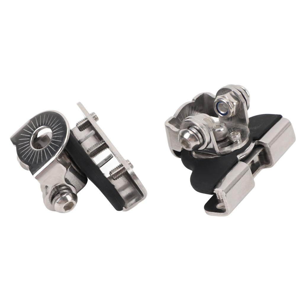 2Pcs LED Light Bar Mounting Bracket Stainless Steel Adjustable Work Light Mount Bracket Clamp Holder for Off Road Vehicle UTV Truck SUV