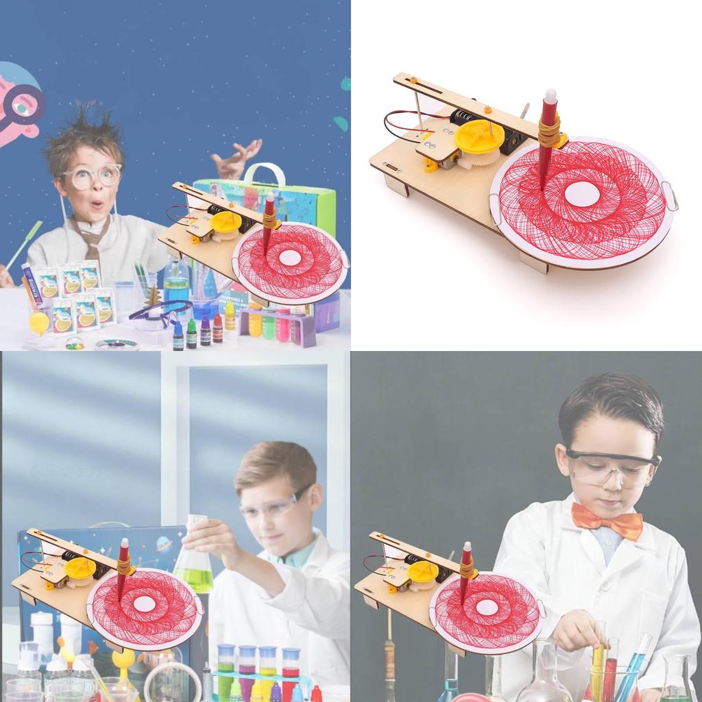 Middle School Elementary School Students Diy Electric Drawing Device Material Pack Science Educational Toy