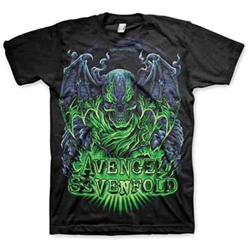 Avenged Sevenfold Men s Dare to Die Short Sleeve T-Shirt, Black, Large S